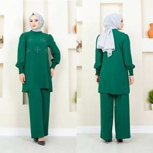 อาบายาคาฟตานเสื้อผ้าอิสลามสำหรับผู้หญิง,เสื้อคลุมกิโมโนสไตล์ดูไบอาหรับมุสลิมแฟชั่นอิสลามชุดเดรสเรียบง่ายคุณภาพสูงจากตุรกีสำหรับฤดูกาลใหม่ - Product Image 1