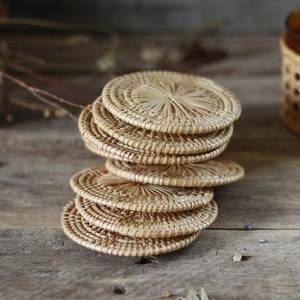 Dessous de verre en rotin spécial, haute qualité fabriqué au Vietnam, 1 pièce - Product Image 2