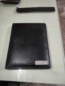 Multi-Purpose Genuine <b>Leather</b> NDM File <b>Folder</b> with Pen Loop Black Office <b>Document</b> Storage and Gift Item for Business - Product Image 6
