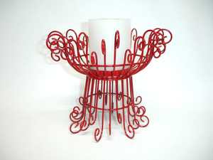 Bougeoir fantaisie moderne en treillis métallique de couleur antique pour la décoration de mariage et de fête pour la décoration de la maison et de Noël - Product Image 5