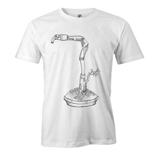 Camisetas de Manga Corta de Algodón de Punto de Alta Calidad para Hombre, Logotipo Impreso Personalizado, Transpirable, Ecológico, Talla Grande, Último Diseño - Product Image 1