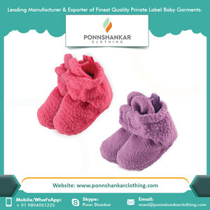 Bottes d'hiver en fourrure colorées pour bébé, Protection contre le froid en velours corail, garde au chaud, bottes d'hiver de créateur pour bébés - Product Image 6