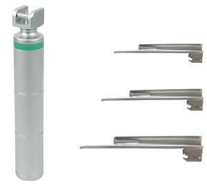 Juego de Instrumentos de Acero Inoxidable para Laringoscopio con Hojas Rectas Wisconsin Miller, Tamaños 1.2, 1.3/1.5 - Product Image 6