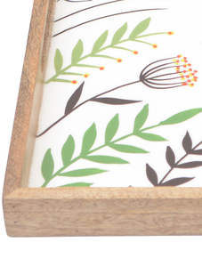 Plateau de service en bois fait à la main avec la meilleure finition imprimée pour la nourriture et les boissons servant plusieurs modèles disponibles - Product Image 4