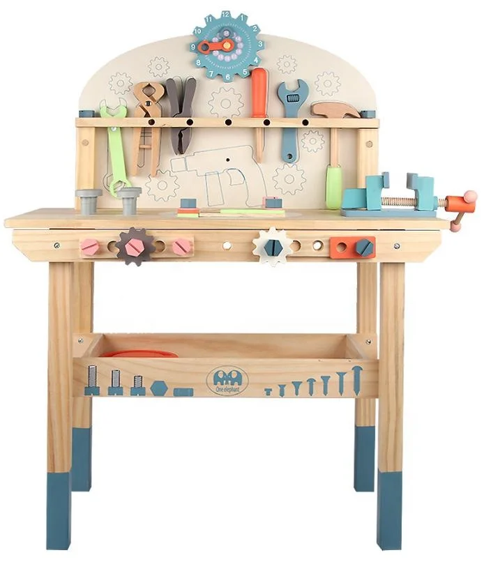 Оптовая продажа Amazon, лидер продаж, Детские деревянные игрушки, игрушечный набор инструментов для мальчиков