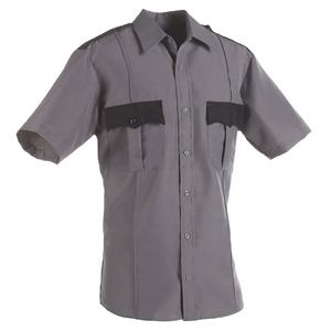 Uniformes de guardia de seguridad unisex/Camisa S/S de poliéster de dos tonos personalizada y pantalones Pro Vector/Temporadas de verano e invierno - Product Image 1