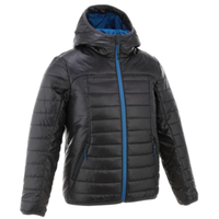 Veste matelassée d'hiver personnalisée avec logo pour hommes et enfants, design décontracté, lavée, respirante, avec tailles plus grandes et caractéristiques écologiques