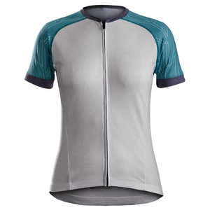 เสื้อเจอร์ซีย์ผ้าโพลีเอสเตอร์ 100% ระบายอากาศได้ดี ยืดได้สี่ทิศทาง ป้องกันแบคทีเรีย เป็นมิตรต่อสิ่งแวดล้อม พิมพ์ลายแบบซับลิเมชั่นตามสั่ง ขายดีที่สุด - Product Image 4