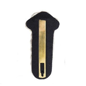 Bullion Wire Officers Aiguillette Tablero de hombro de poliéster con Mylar dorado Accesorios de uniforme trasero rojo con punta de latón - Product Image 6