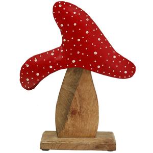 Reliable Manufacturer of Latest Design <b>Top</b> Quality Christmas Decor Handicraft Wooden <b>Mushroom</b> Craft for Decoration - Product Image 1