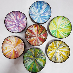 COCO-ECO ยี่ห้อของที่ระลึกและผลิตภัณฑ์ตกแต่งจากกะลามะพร้าวทำในเวียดนามธรรมชาติมะพร้าวชามที่มีรูปแบบต่างๆ - Product Image 1