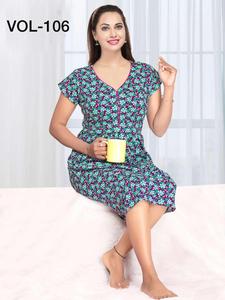 Camiseta de algodón con estampado indio para mujer, diseño de camisón diferente - Product Image 4