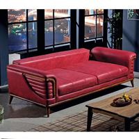 Moderno Juego de Sofás Chesterfield de Madera Maciza Turca, Diseño Acolchado, para Uso en Hospitales, Apartamentos, Escuelas, Almacenes, Talleres, Centros Comerciales, Personalizable
