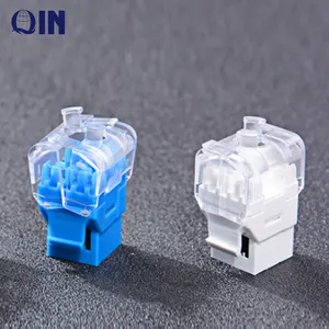 High Performance Online Shopping Toolless RJ45 Cat6 Cat6A Female Modular Keystone Jack with dust cover Krone with CE RoHS