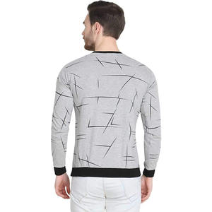 Vente en gros de vêtements de sport pour hommes de haute qualité sweat-shirt surdimensionné à manches longues muscle col rond t-shirt à la mode col rond - Product Image 5