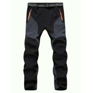 Pantalon de ski léger, imperméable et respirant, coupe-vent, grande taille, extensible dans les 4 sens, pour hommes - Product Image 2