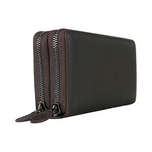 Hot Sale Genuine Leather <b>Wallet</b> Woman Brown - Product Image 3