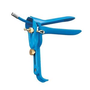 Spéculum vaginal professionnel en acier inoxydable de haute qualité, tailles personnalisées, disponible en manuel, revêtement de couleur bleu, noir, gris - Product Image 1