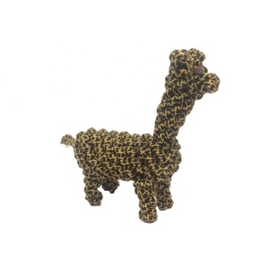 La mejor calidad de exportación, juguetes de cuerda duraderos cómodos, etiquetas de identificación de algodón personalizado con patrón de animales, perros, tamaño pequeño, venta colorida - Product Image 1