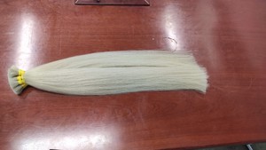 Best selling Straight Blonde color Bulk Hair Vietnamese Human Hair Extensions full Cuticle Aligned Hair - Product Image 5