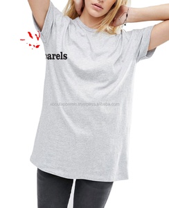 T-shirt uni à manches courtes et col en V pour femmes T-shirt respirant élégant à la palangre en vrac en gros produits chauds avec logo personnalisé - Product Image 1