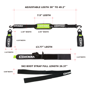 NordicSki <span class=keywords><strong>y</strong></span> <span class=keywords><strong>botas</strong></span> personalizadas, correas de Carring, gancho <span class=keywords><strong>y</strong></span> bucle, protege los tenis de daños por arañazos - Product Image 3