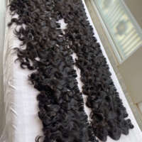 Extensions de Cheveux Humains Vierges Bruts 100% Naturels, Tissage à la Machine, Cheveux Indiens de Temple, Vente Chaude, Fournisseurs