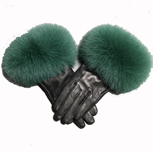 2024 nuevos guantes de moda de cuero hechos a medida profesionales de alta calidad temporada de invierno uso al aire libre con logotipo propio servicios OEM - Product Image 6