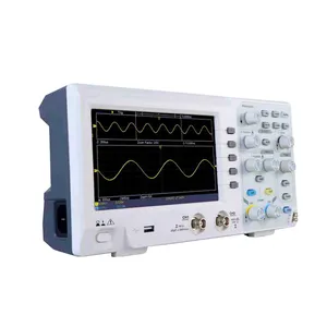 Osciloscopio Digital ultrafino de 20MHz-100MHz, ancho de banda de 7 pulgadas, pantalla LCD de alta resolución, almacenamiento de la India