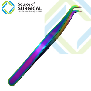 Pinzas para Pestañas, Herramientas Profesionales para Extensión de Pestañas de Volumen e Isolación, Alta Precisión, Antimagnéticas, Antiestáticas - Product Image 4