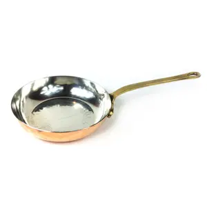 Chảo Chiên Bằng Đồng Thủ Công Sahika Thổ Nhĩ Kỳ Rèn Bằng Tay 14-22 Cm/5.5-8.6 "Đế Dày Một Tay Cầm Bằng Đồng - Product Image 1