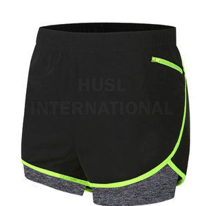 2023 nouveau personnalisé hommes été Fitness course Shorts solide motif Gym Shorts taille élastique haute rue XS confortable actif - Product Image 1
