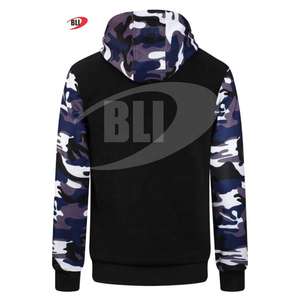 เสื้อฮู้ดผู้ชายผ้าโพลีเอสเตอร์100% มีฮู้ดพิมพ์ซับลิเมชันสำหรับกีฬาฤดูหนาวออกแบบโลโก้ได้ตามต้องการ - Product Image 5