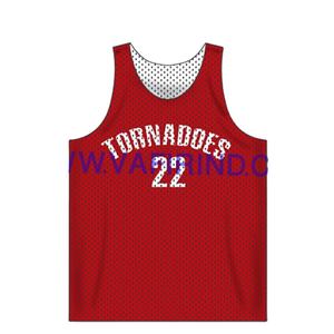Ensemble de vêtements de basket-ball de qualité supérieure de style américain personnalisable Uniforme de maillot cousu réversible respirant par sublimation - Product Image 1