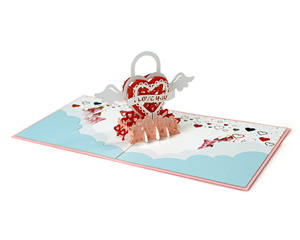 Carte de voeux pop-up 3D Love pour la Saint-Valentin avec la forme de coeur personnalisée selon les besoins Top Manufacturing in Vietnam - Product Image 3