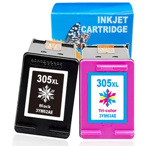 Uniplus High quality remanufactured 305 305xl ink cartridge for HP305 XL HP305XL with ink level printer inkjet