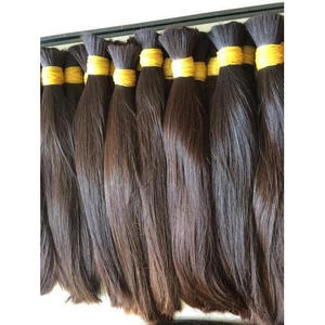 Indian Exporter of Remy Virgin Bulk Temple Hair <b>Extensions</b> High Quality Human Hair <b>Extensions</b> - Product Image 6