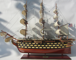 USS-modelo de barco de madera de pendrive, modelo alto de barco/artesanía - Product Image 3