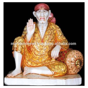 รูปปั้นพระศรีบาจาห์จากหินอ่อนมาครานาแท้ - Product Image 1