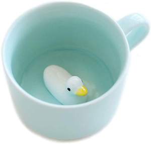 Tasse en céramique Unik Novelty 3D Animal Inside Tasse à café, thé et lait en forme de <span class=keywords><strong>licorne</strong></span> pour cadeaux - Product Image 2