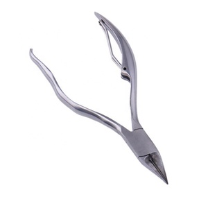 Pinces à ongles professionnelles en acier inoxydable pour dissolvant de cuticules avec pointe pointue pour les doigts de l'outil de manucure de marque privée - Product Image 5