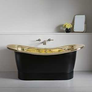 La última bañera de cobre de diseño antiguo hecha a mano de gran diseño de 71 pulgadas hecha por Indian Homes N Gallery Fabricantes y exportadores. - Product Image 2