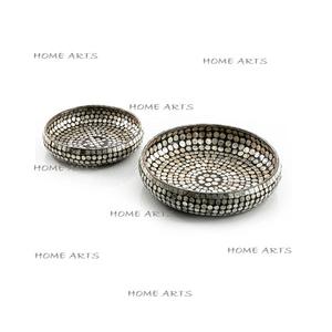 Ensemble de 2 bols à dessert en bois et en nacre de différentes tailles de bols à dessert à prix abordable - Product Image 3