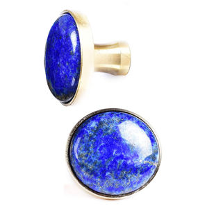 Perilla moderna de cristal Natural de lapislázuli azul de calidad de exportación para armarios de cocina, cajones, armario, muebles de dormitorio - Product Image 1