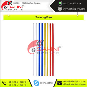 Poste de Slalom de Fútbol Plegable de PVC Resistente de 25 mm, Equipo de Entrenamiento Esencial para Futbolistas - Product Image 4