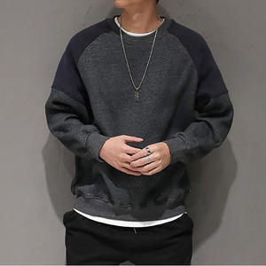 Sudadera de cuello redondo de manga raglán al por mayor de alta calidad para hombre sudaderas con capucha de invierno de gran tamaño de algodón pesado para hombre - Product Image 2