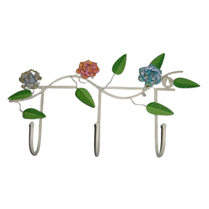 Wholesale 5 Hooks <b>Clothes</b> Iron Flower Shaped Fashionable for Bedroom Bathroom Hanger Rack Peg and <b>Clothes</b> - Product Image 2