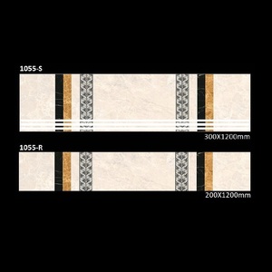 Intérieur décoration poli escalier en céramique tuiles S-300x1200mm, R-200x1200mm - Product Image 5