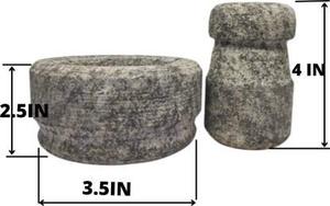 ครกและสากหินอ่อนทรงกลม ดีไซน์สวย คุณภาพสูง สำหรับใช้ในครัว ราคาไม่แพงในอินเดีย - Product Image 3