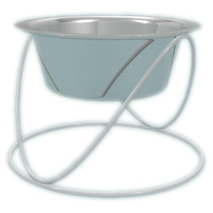 Tazón de perro de acero inoxidable 100% con soporte de hierro, tazón de perro personalizado de diseño único, proveedor al por mayor de la India - Product Image 4